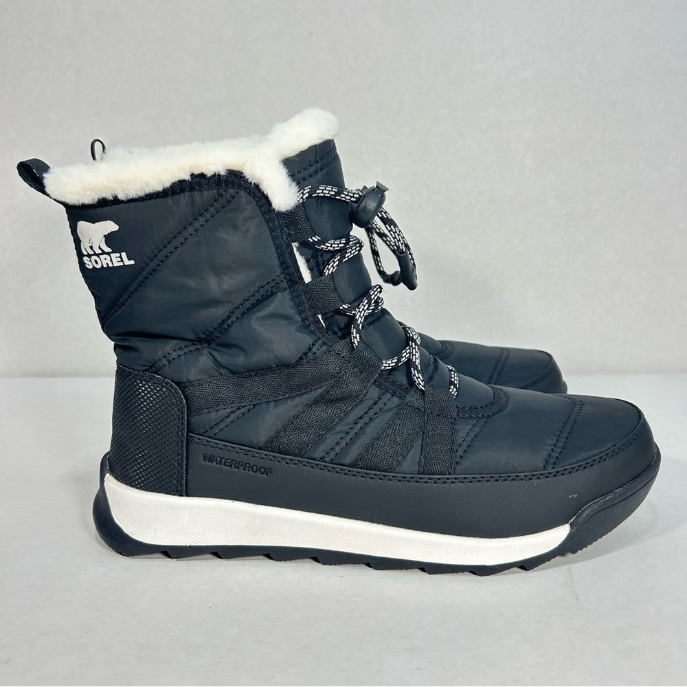 Sorel Whitney II Waterproof Short Lace Toggle Winter Boots Women’s Sz 5 Like New